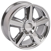 Set(4) 20x8.5 CV83 Chrome - 6x139.7 +31ET with 275/55r20 TBB TS-37 AT Tires