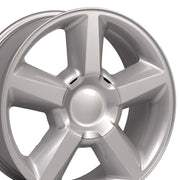 OE Wheels CV83 20x8.5 6x139.7 31et Gloss Silver Wheel