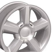 OE Wheels CV83 20x8.5 6x139.7 31et Gloss Silver Wheel