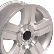 22x9 CV84 Gloss Silver Machined - 6x139.7 +31ET