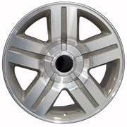 Set(4) 22x9 CV84 Gloss Silver Machined - 6x139.7 +31ET with 285/45r22 TBB TS-37 AT Tires