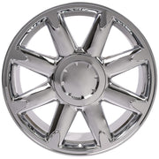 OE Wheels CV85 20x8.5 6x139.7 Chrome Wheels 275-55-20 Ironman iMove GEN 2 SUV Tires TPMS SET