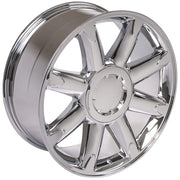 Set(4) 20x8.5 CV85 Chrome - 6x139.7 +31ET with 275/55r20 Sailun TerraMax AT2 Tires