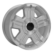 OE Wheels CV88 18x8 6x139.7 31et Gloss Silver Machined Wheel SET