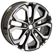 Set(4) 19x7.5 CV89 Gloss Black Machined - 5x115 +46ET