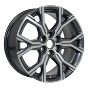 18x8 CV90 Gloss Black Machined - 6x120 +50ET