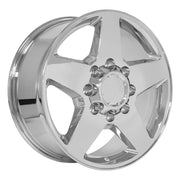 OE Wheels CV91 20x8.5 8x165.1 12et Chrome Wheel SET