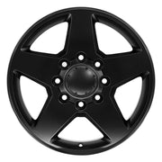 Set(4) 20x8.5 CV91B Satin Black - 8x180 +44ET