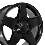 OE Wheels CV91 20x8.5 8x180 44et Satin Black Wheel SET