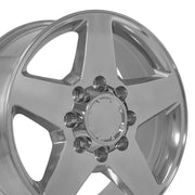 OE Wheels CV91 20x8.5 8x180 44et Polished Wheel SET