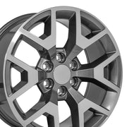 Set(4) 20x9 CV92 Gloss Gunmetal Machined - 6x139.7 +27ET