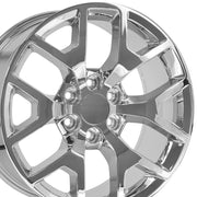 Set(4) 22x9 CV92 Chrome - 6x139.7 +31ET