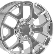 Set(4) 22x9 CV92 Chrome - 6x139.7 +31ET