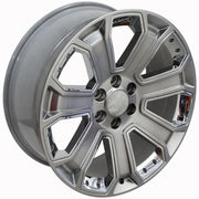 Set(4) 20x8.5 CV93 Gloss Hyper Black with Chrome Insert - 6x139.7 +31ET with 275/55r20 Sailun TerraMax RT Tires
