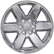 Set(4) 20x8.5 CV94 Chrome - 6x139.7 +31ET with 275/55r20 Sailun TerraMax AT2 Tires &amp; TPMS