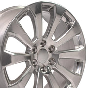 OE Wheels CV95 22x9 6x139.7 28et Polished Wheel SET