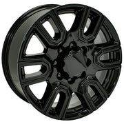Set(4) 20x8.5 CV96A Gloss Black - 8x165.1 +12ET