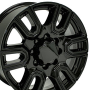 OE Wheels CV96 20x8.5 8x180 47et Gloss Black Wheel SET