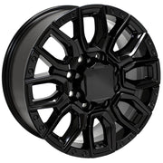 OE Wheels CV97 20x8.5 8x165.1 12et Gloss Black Wheel SET