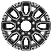 20" OEM Wheel fits GMC Sierra 2500/3500 - CV97B Gloss Black with Milled Edge 20x8.5