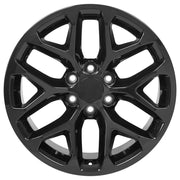 Set(4) 20x9 CV98B Gloss Black - 6x139.7 +24ET with 275/55r20 Sailun TerraMax AT2 Tires &amp; TPMS