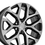 22x9 CV98B Gloss Black Machined - 6x139.7 +24ET