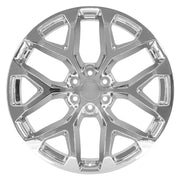 Set(4) 24x10 CV98 Chrome - 6x139.7 +24ET with 295/35r24 Ironman iMove GEN 2 Tires &amp; TPMS