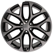 Set(4) 24x10 CV98B Gloss Black Machined - 6x139.7 +24ET