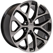 Set(4) 24x10 CV98 Gloss Black Machined - 6x139.7 +24ET with 295/35r24 Ironman iMove GEN 2 Tires &amp; TPMS