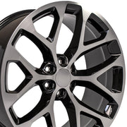 24x10 CV98B Gloss Black Machined - 6x139.7 +24ET