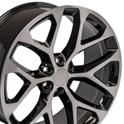 24x10 CV98B Gloss Black Machined - 6x139.7 +24ET