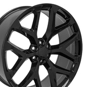 26x10 CV98B Gloss Black - 6x139.7 +24ET