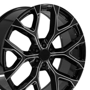 26x10 CV98B Gloss Black with Milled Edge - 6x139.7 +24ET