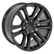 Set(4) 20x9 CV99 Satin Black - 6x139.7 +31ET with 275/55r20 Goodyear Eagle LS2 Tires