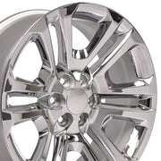 Set(4) 22x9 CV99 Chrome - 6x139.7 +24ET
