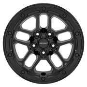 DEFIANT DF01 17x8 5x127 Satin Black Wheels 33X12.50-17 Nexen Roadian MTX Tires TPMS SET