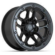17" DEFIANT Wheels fit Jeep Wrangler - DF01 Satin Black 17x8, Sailun Tires Set