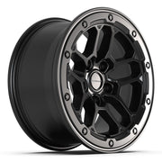 Set(4) 17x8 DF01 Satin Black - 5x127 +12ET