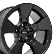 DEFIANT DF02 17x8.5 5x127 12et Satin Black Wheel SET (5)