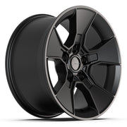 17" DEFIANT Wheels fit Jeep Wrangler - DF02 Satin Black 17x8.5, Sailun Tires Set