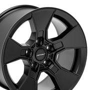 DEFIANT DF02 17x8.5 5x127 12et Satin Black Wheel SET