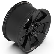 17x8.5 DF02 Satin Black - 5x127 +12ET