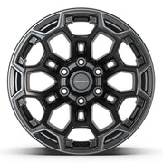 18" DEFIANT Wheels fit Ram 1500 - DF03 Satin Black with Dark Satin Charcoal 2-Tone 18x9, Sailun Tires &amp; TPMS Set