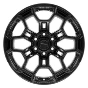 DEFIANT DF03 20x9 6x139.7 Gloss Black Wheels 275-55-20 Goodyear Eagle LS2 Tires TPMS SET