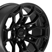 DEFIANT DF03 20x9 6x139.7 12et Satin Black with Dark Satin Charcoal 2-Tone Wheel SET