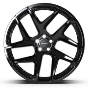22x10 DF05 Gloss Black - 5x120 +37ET