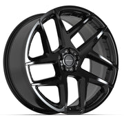 22x10 DF05 Gloss Black - 5x120 +37ET