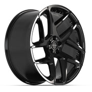 22x10 DF05 Gloss Black - 5x108 +37ET