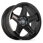 Set(4) 20x9.5 DF07 Satin Black - 5x115 +15ET with 275/40r20 Sailun Atrezzo SVA2 Tires &amp; TPMS