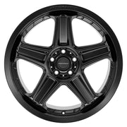 DEFIANT DF07 20x9.5 / 20x10.5 5x115 Satin Black Staggered Wheel SET